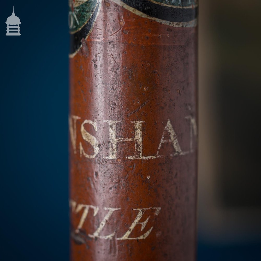 Rare Crested Georgian Truncheon Dated 1831 from Little Fransham with W.R IIII Monogram