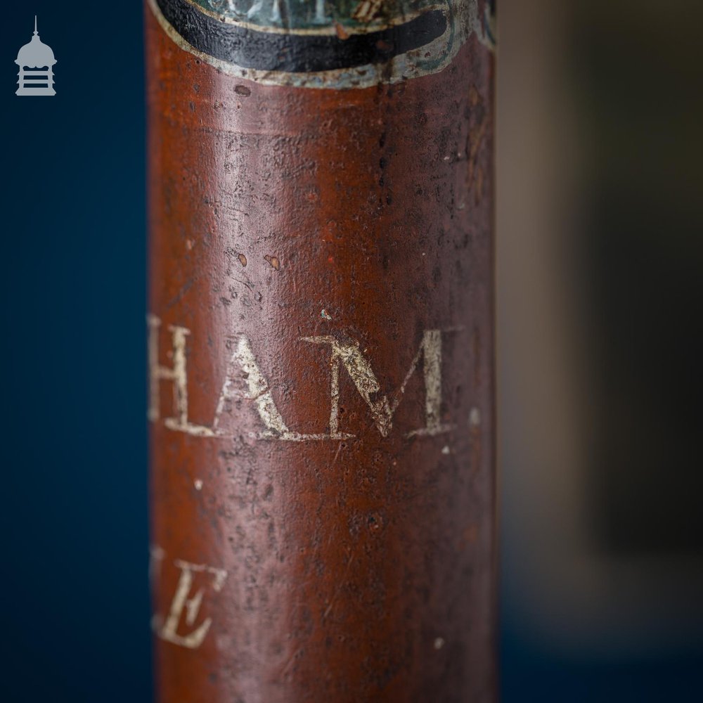 Rare Crested Georgian Truncheon Dated 1831 from Little Fransham with W.R IIII Monogram