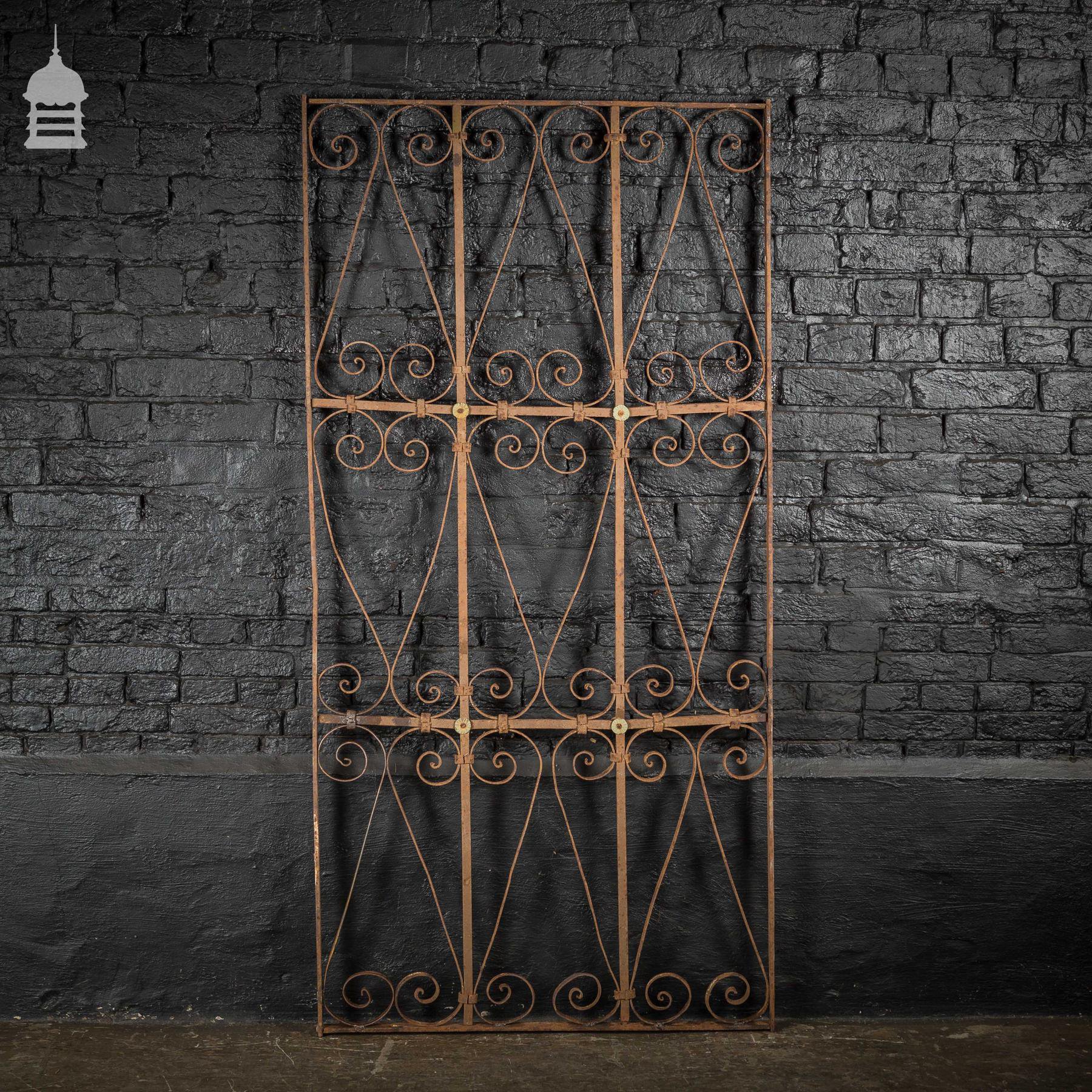 Sword Railing 18th C Wrought Iron Railing with Scroll Detail | Norfolk Reclamation
