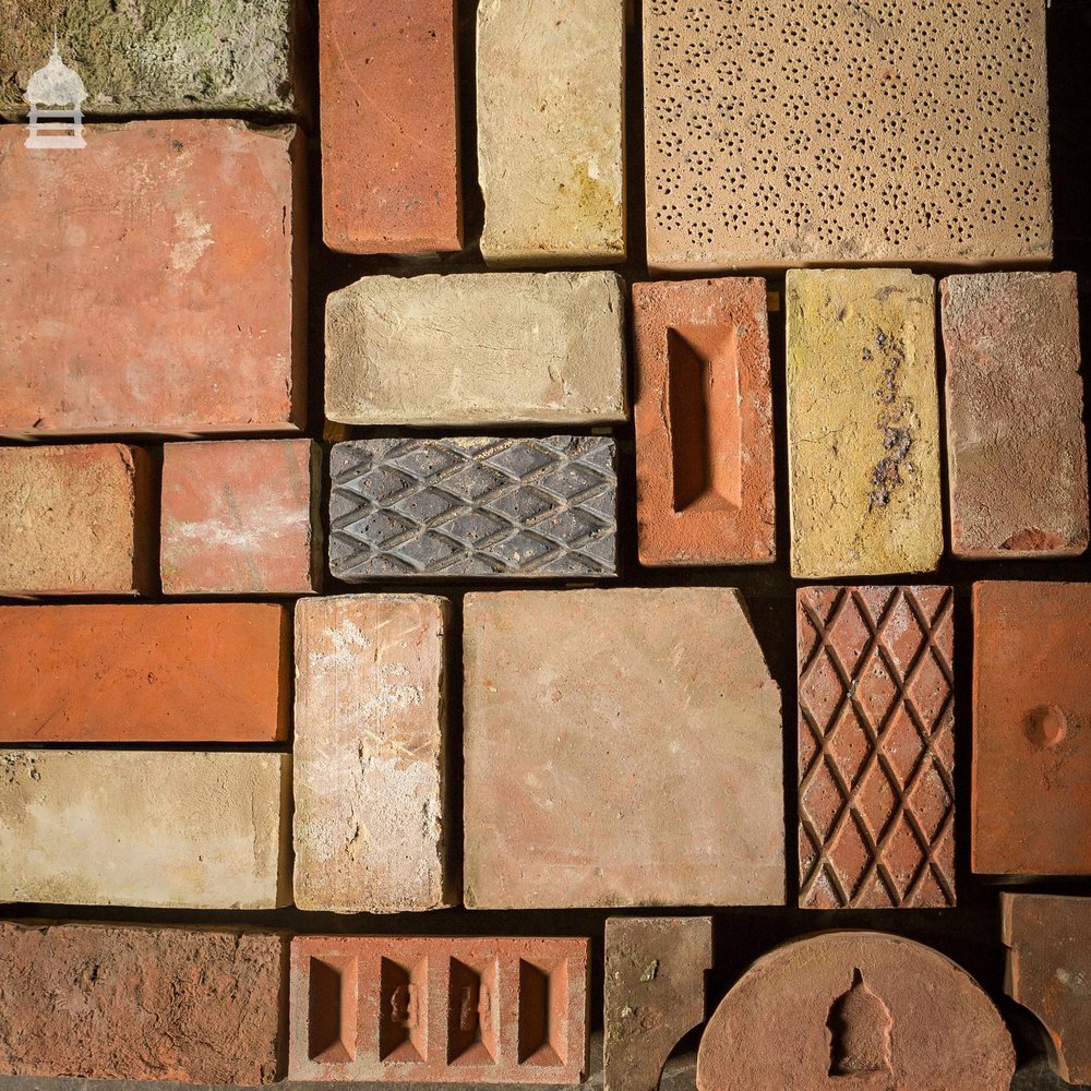 The Walled Garden Mix of Reclaimed Flooring Floor Tiles