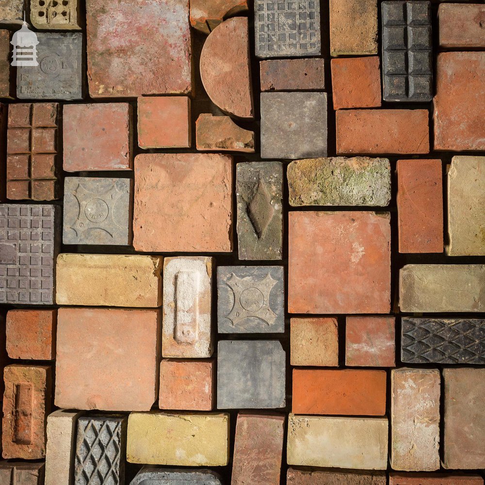 The Walled Garden Mix of Reclaimed Flooring Floor Tiles