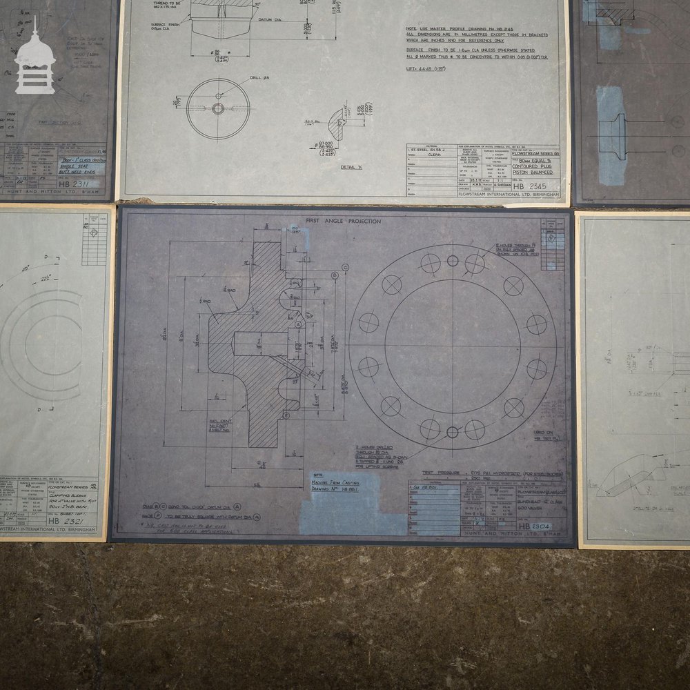 60 Pages of Industrial Drawings Plans Schematics