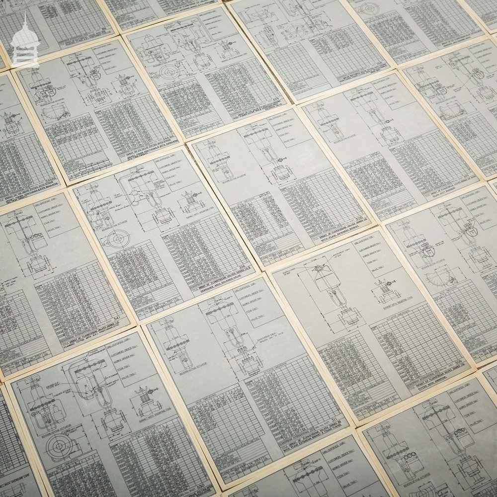 140 Pages of Vintage Industrial Drawings Plans Schematics