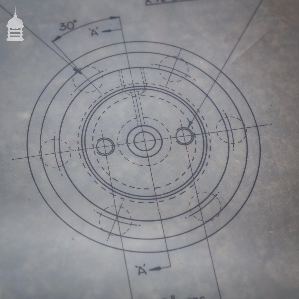 Huge Quantity of 10,000+ Industrial Technical Drawings on Drafting Film and Drafting Vellum