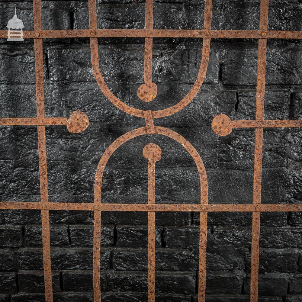 Georgian Blacksmith made Wrought Iron Railing Panel