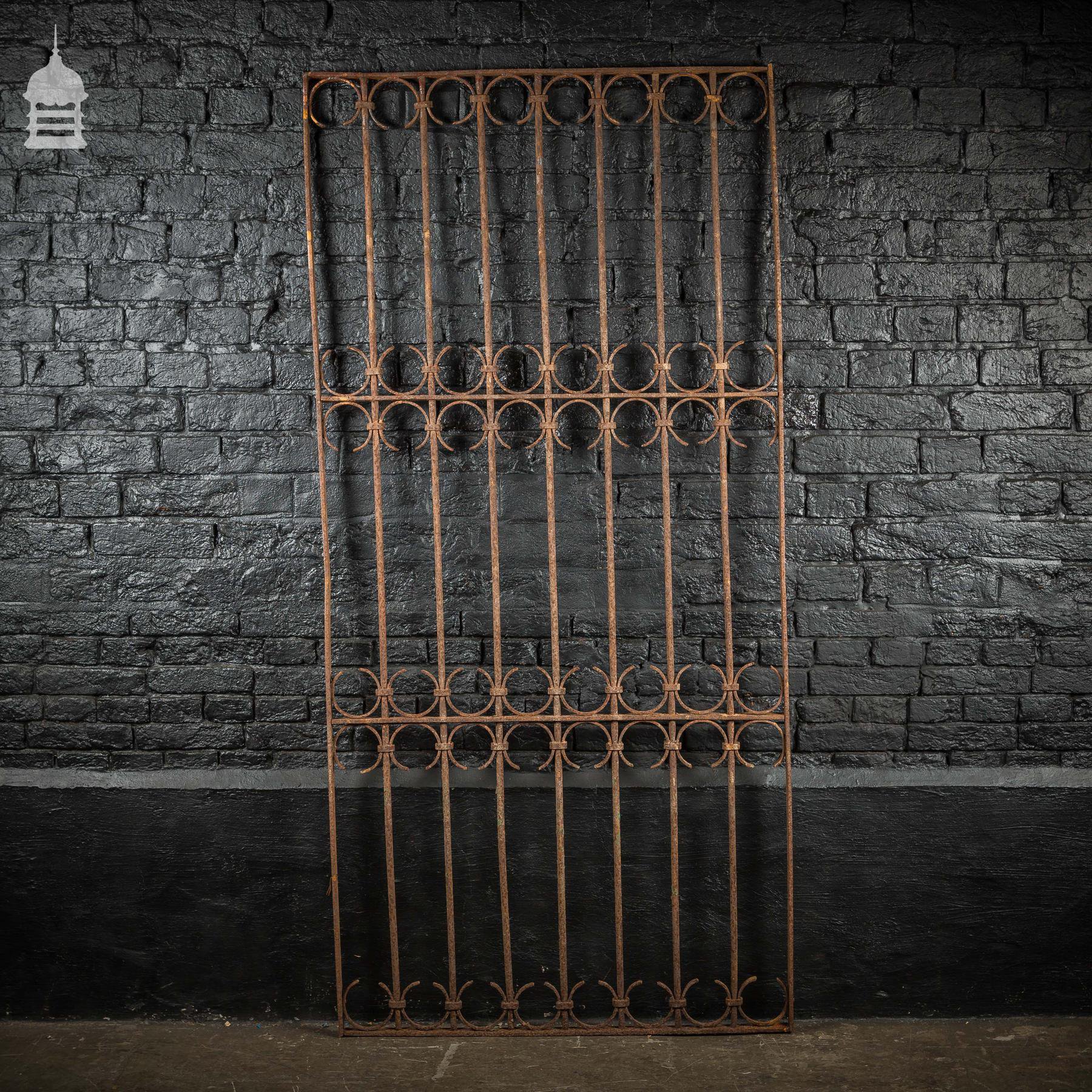 Simple 19th C Wrought Iron Railing Panel | Norfolk Reclamation