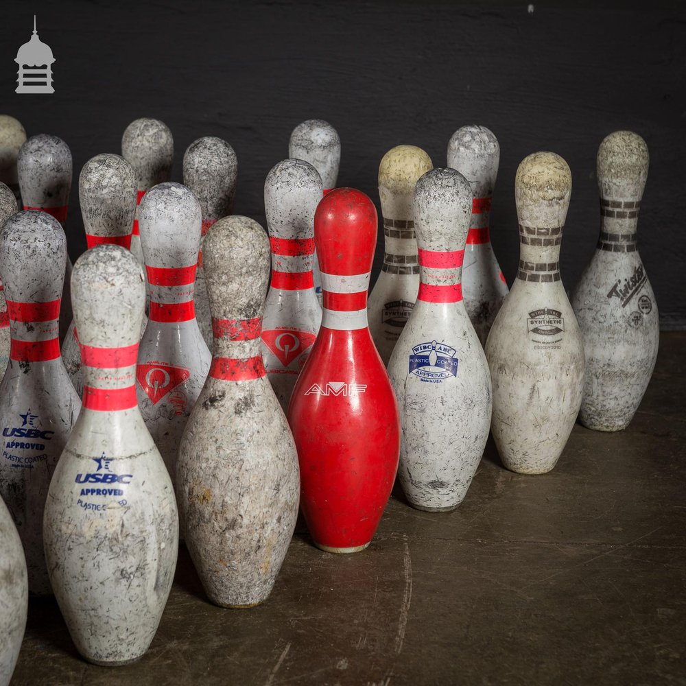 Vintage Hardwood Bowling Pin