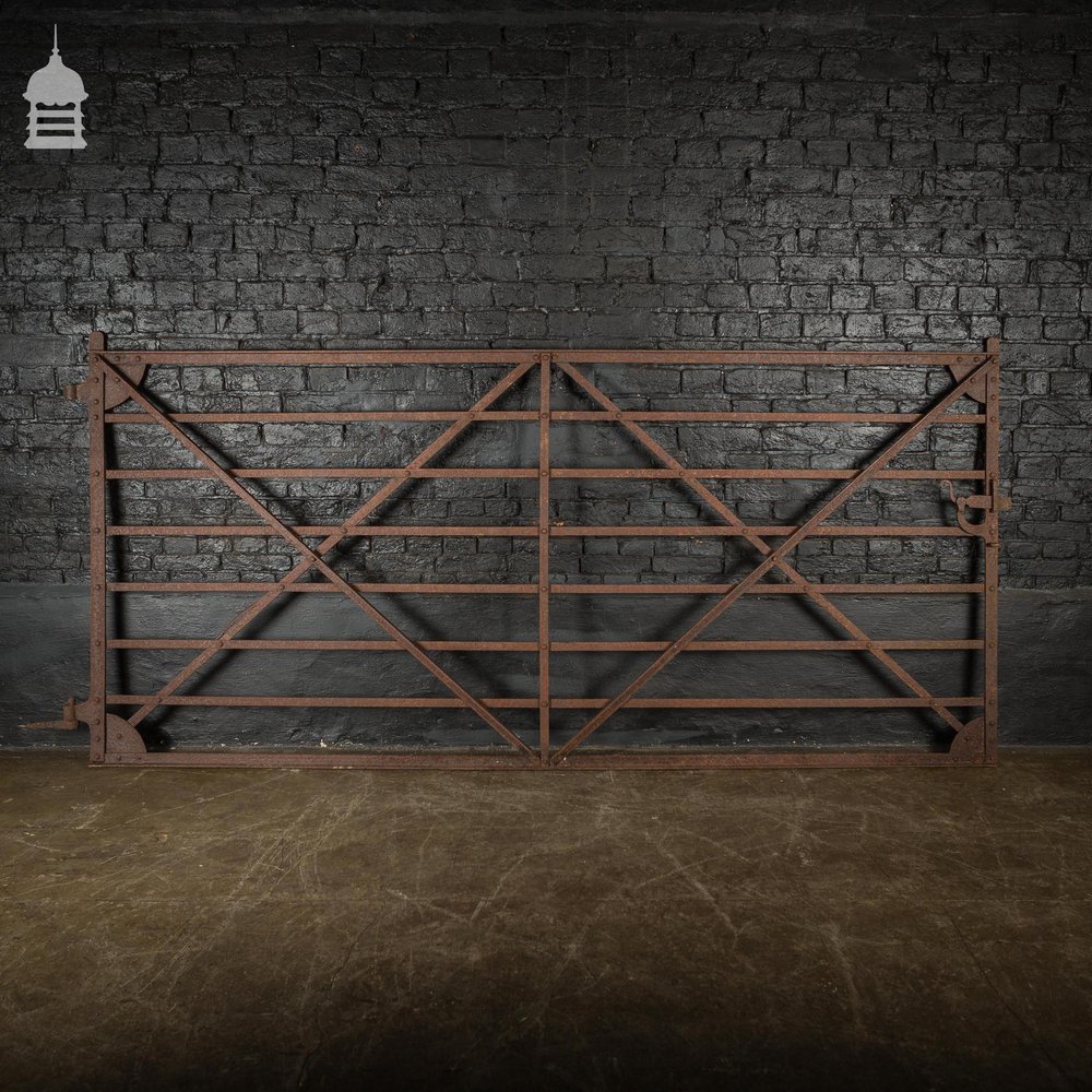 18th Century 9ft Strap Iron Farm Gate