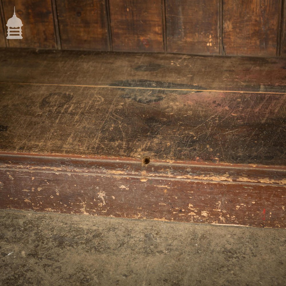 Early 19th C WHSmiths Cabinet Counter Later Workbench