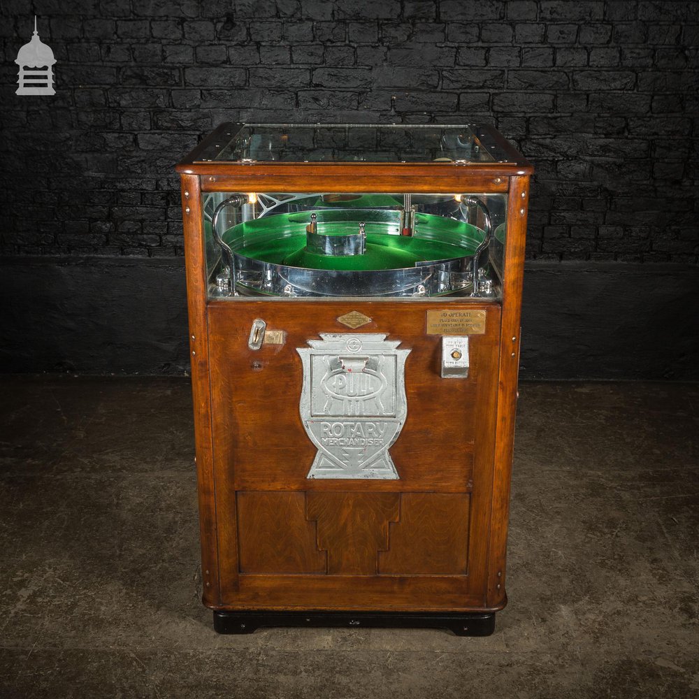 Restored 1930s Art Deco Rotary Merchandiser Arcade Machine