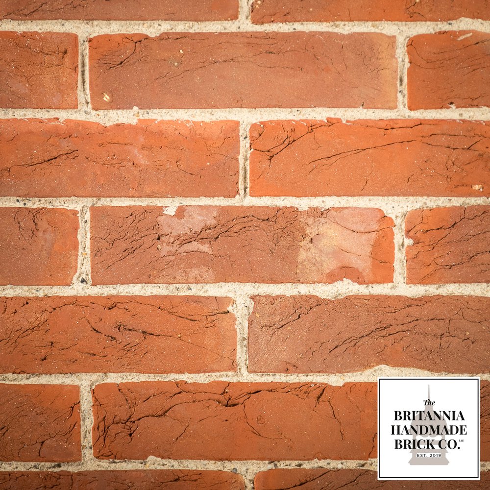 2 1/4" Handmade Red Brick, Period Style Facing Bricks