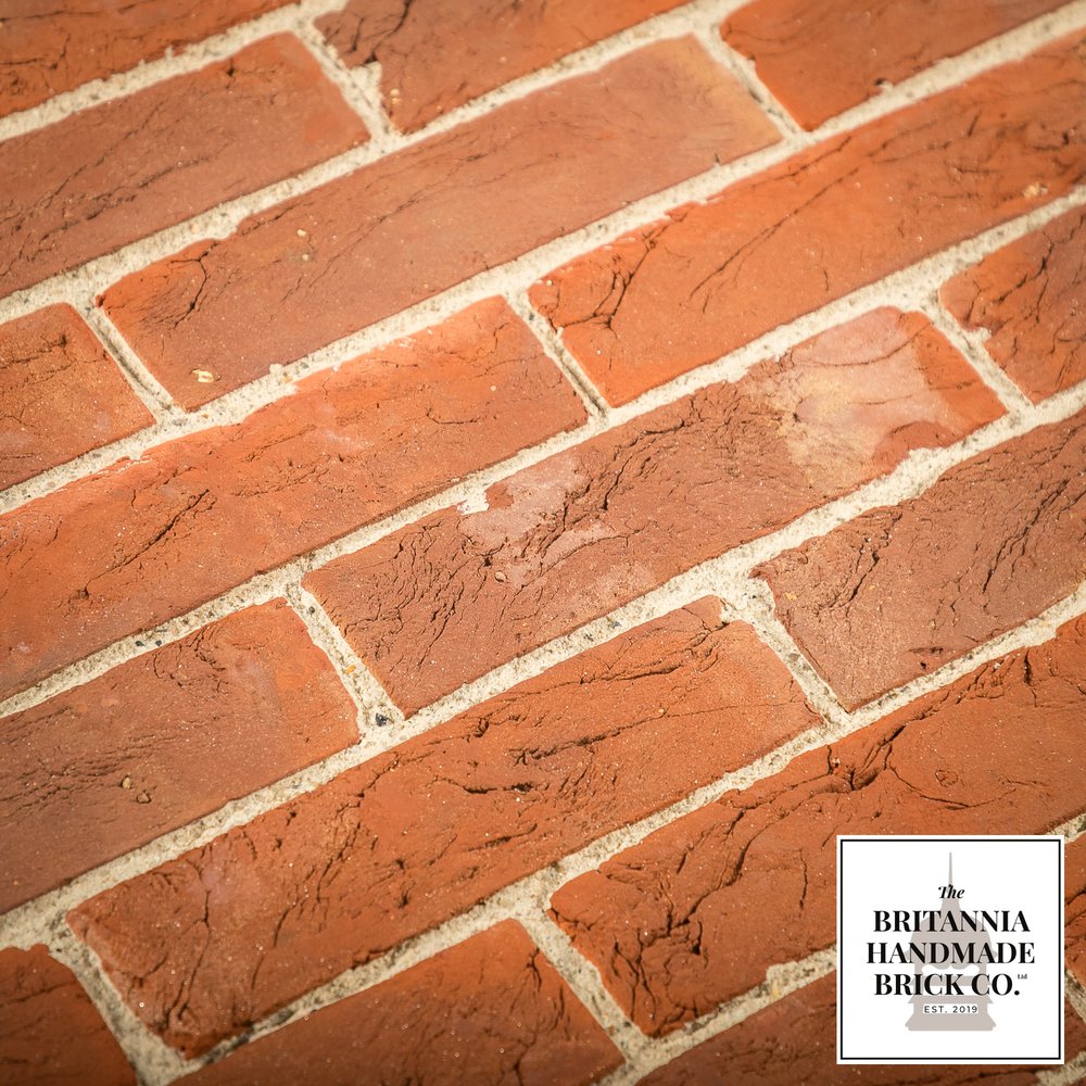 2 1/4" Handmade Red Brick, Period Style Facing Bricks