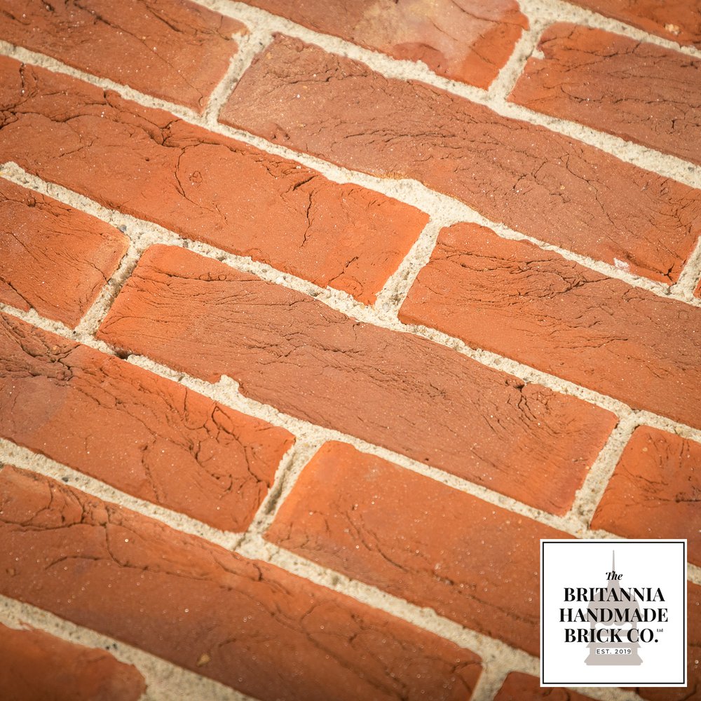 2 1/4" Handmade Red Brick, Period Style Facing Bricks