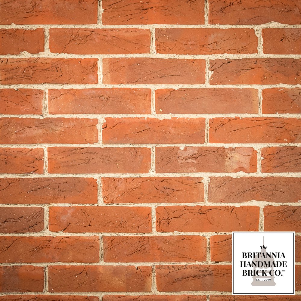 2 1/4" Handmade Red Brick, Period Style Facing Bricks