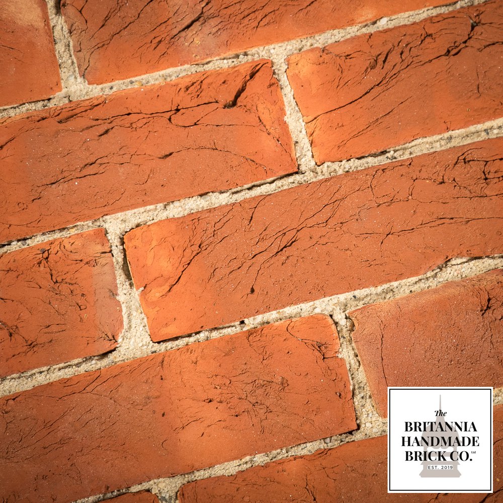 2 5/8" Handmade Red Brick, Period Style Facing Bricks