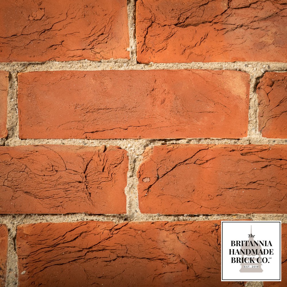 2 5/8" Handmade Red Brick, Period Style Facing Bricks