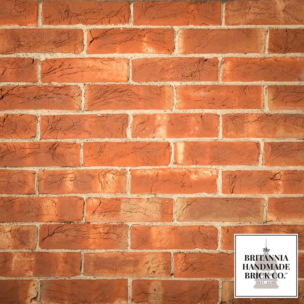 2.5" Handmade Red Brick, Period Style Facing Bricks