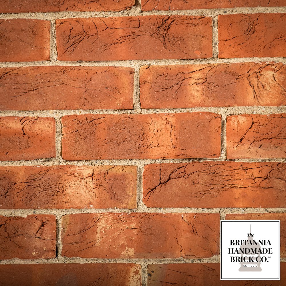 2.5" Handmade Red Brick, Period Style Facing Bricks