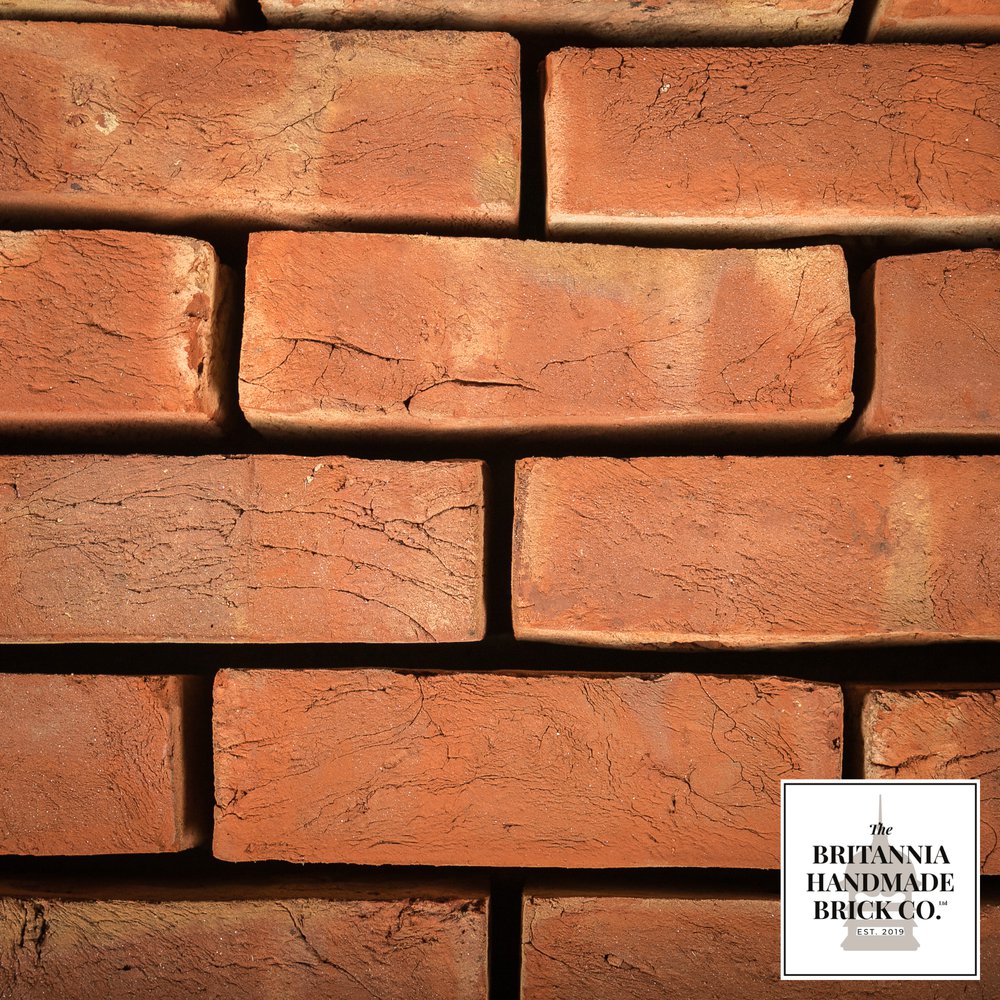 2 5/8" Handmade Red Brick, Period Style Facing Bricks