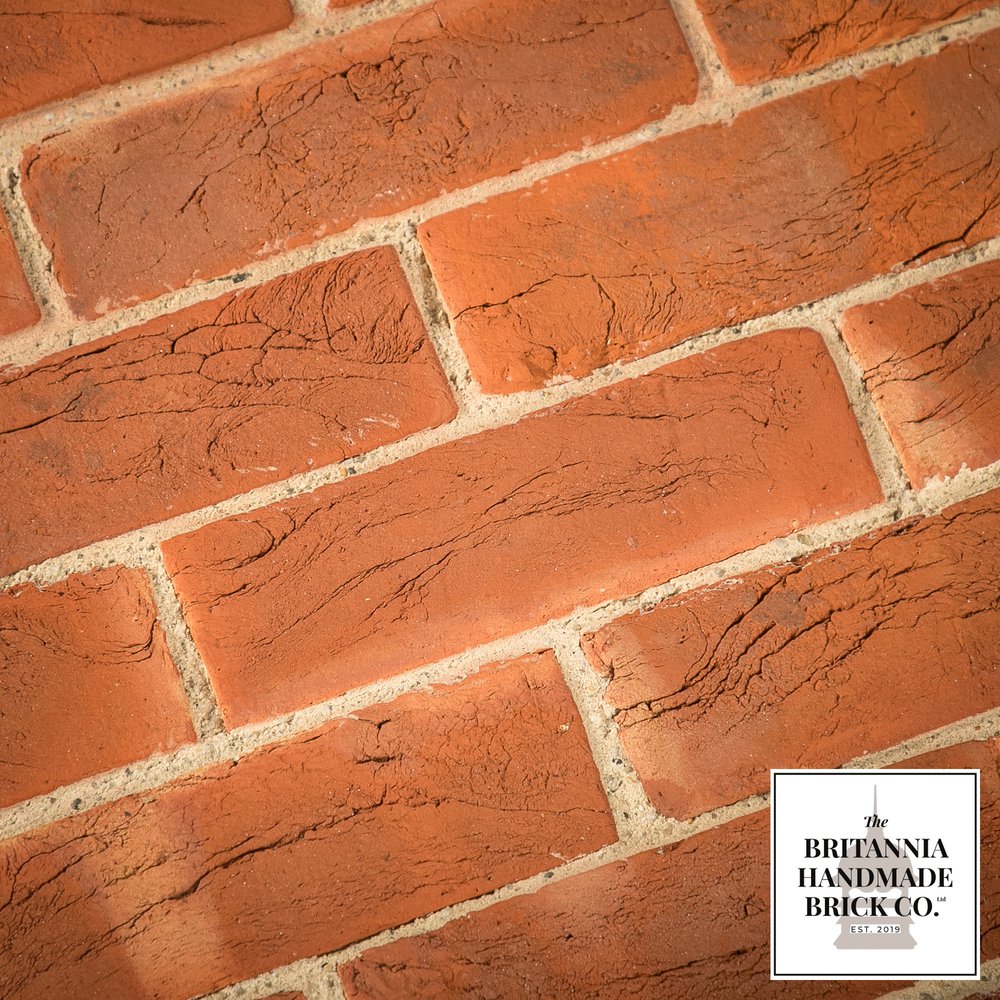 2 3/4" Handmade Red Brick, Period Style Facing Bricks