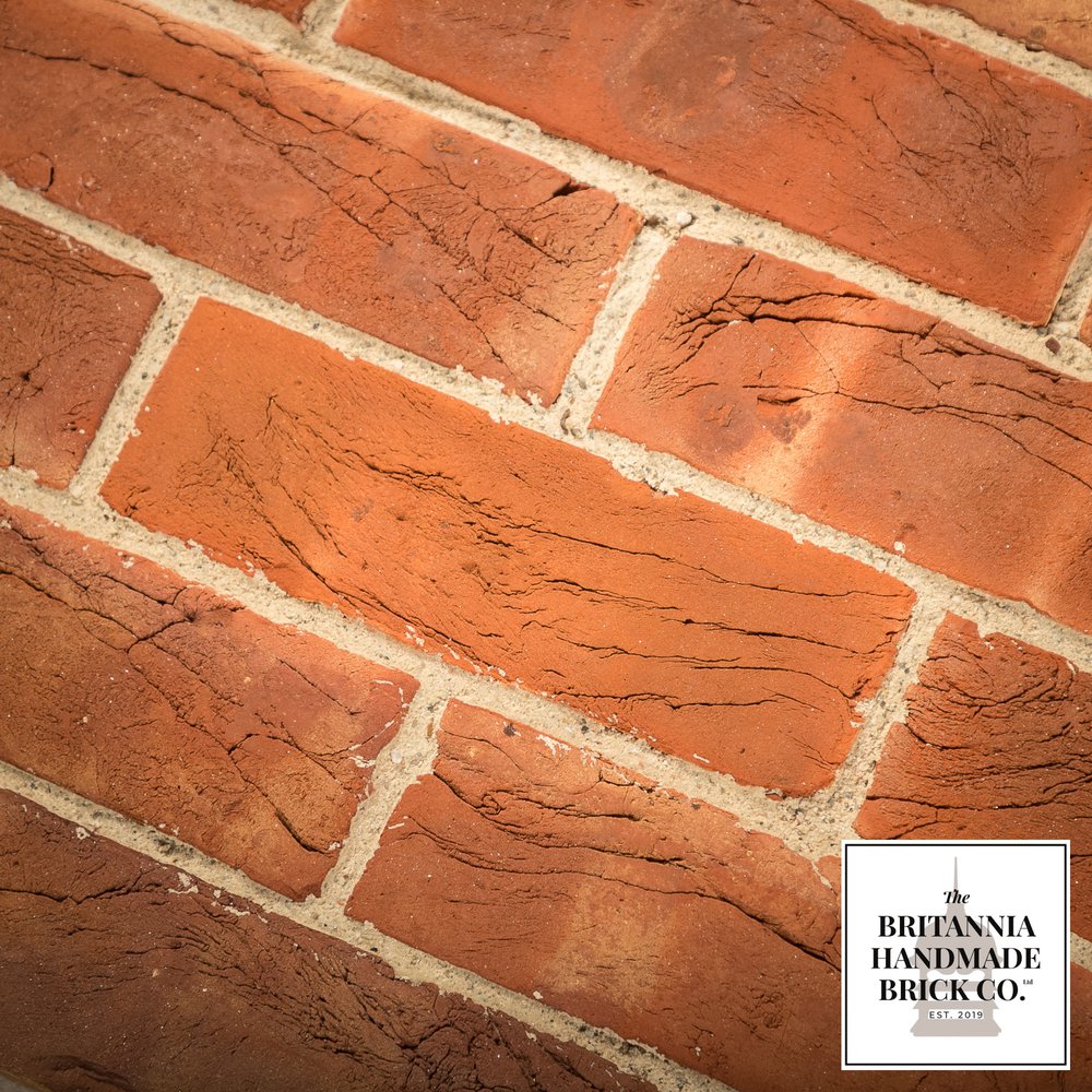 2 3/4" Handmade Red Brick, Period Style Facing Bricks