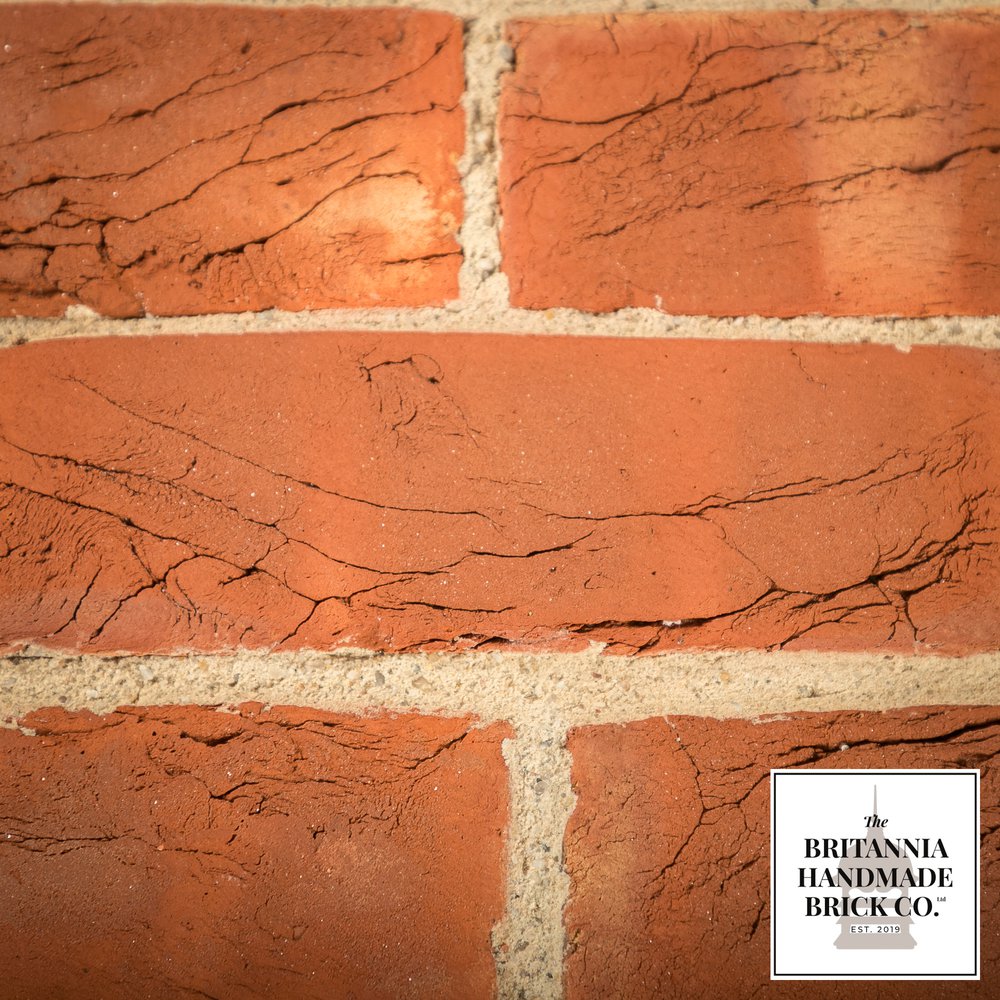 2 3/4" Handmade Red Brick, Period Style 2.75 Inch Facing Bricks