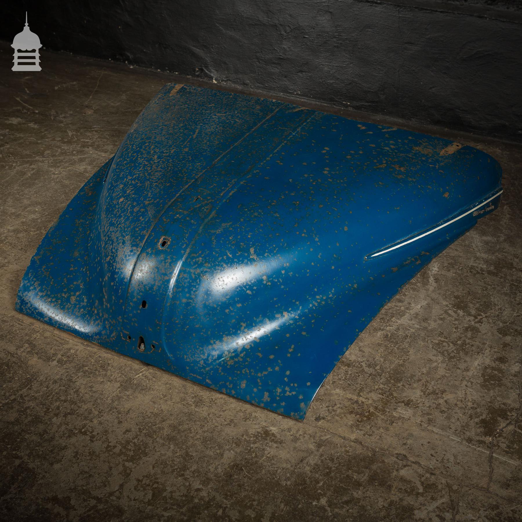 Vintage Blue Morris Minor 1000 Bonnet with Distressed Paint | Norfolk ...