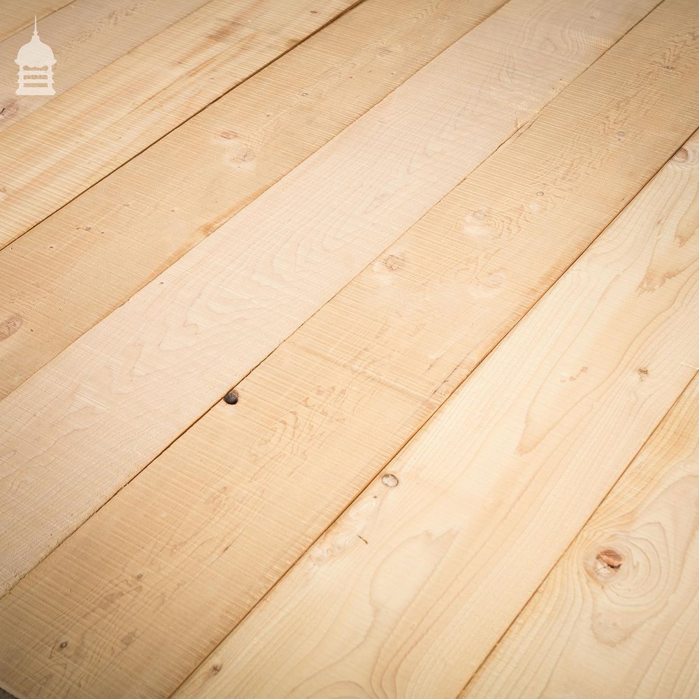 30 Square Metres of Pine Floorboard Wall Cladding Cut from Reclaimed Joists