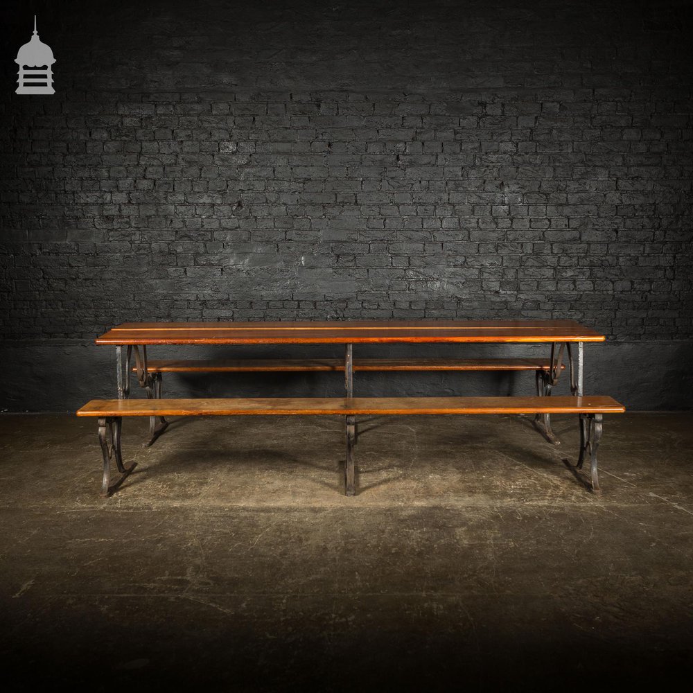 Pair of Metamorphic Benches Pews Converts into Banquet Table DUPLICATE NAME 1