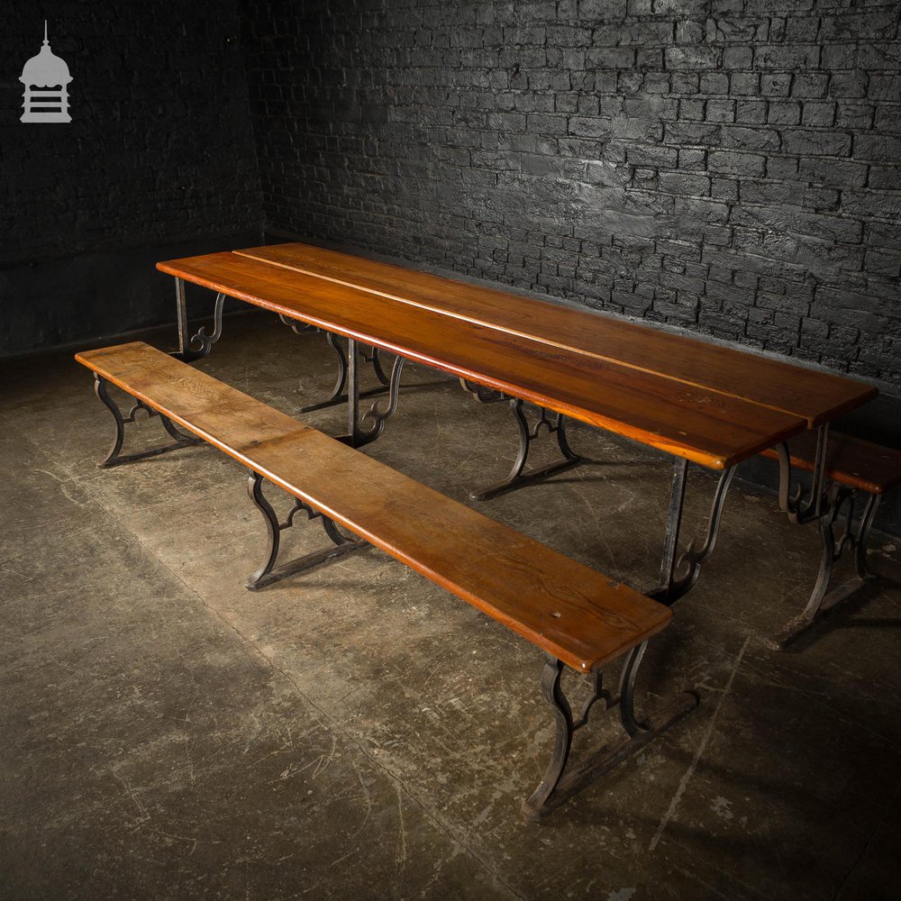 Pair of Metamorphic Benches Pews Converts into Banquet Table DUPLICATE NAME 1