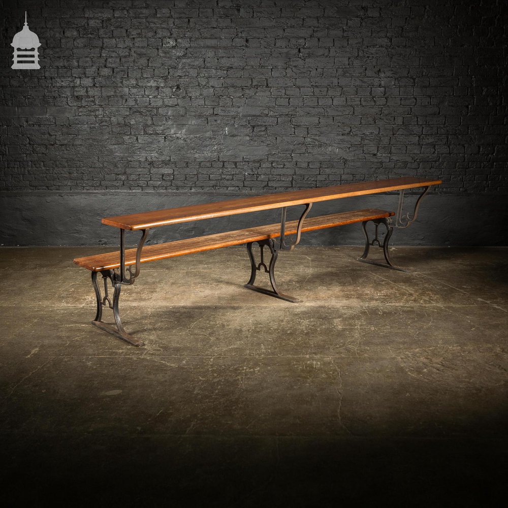 Pair of Metamorphic Benches Pews Converts into Banquet Table DUPLICATE NAME 1