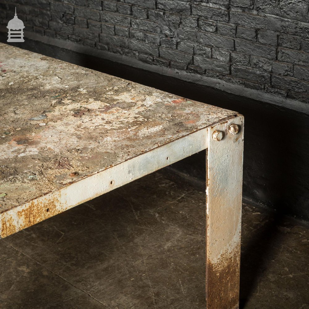 WWII Steel Morrison Air Raid Shelter Table