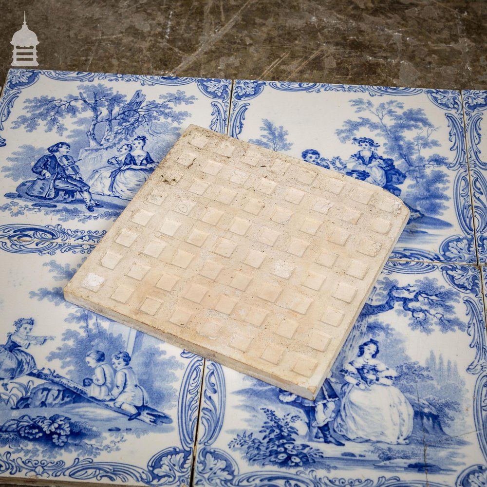 Set of 8 Original Blue and White Decorative 6x6 Tiles