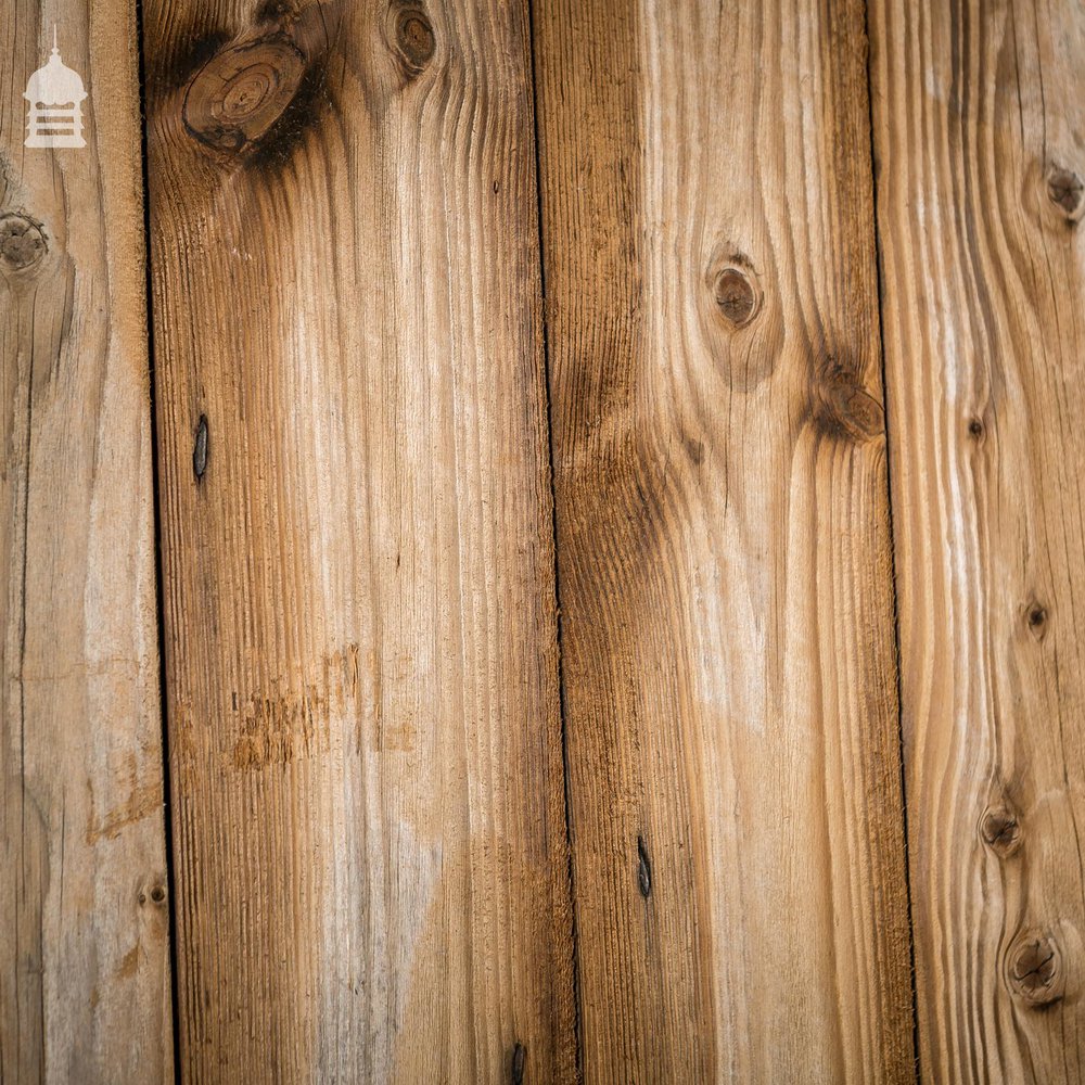 Rustic Pine Ledged and Braced Barn Door