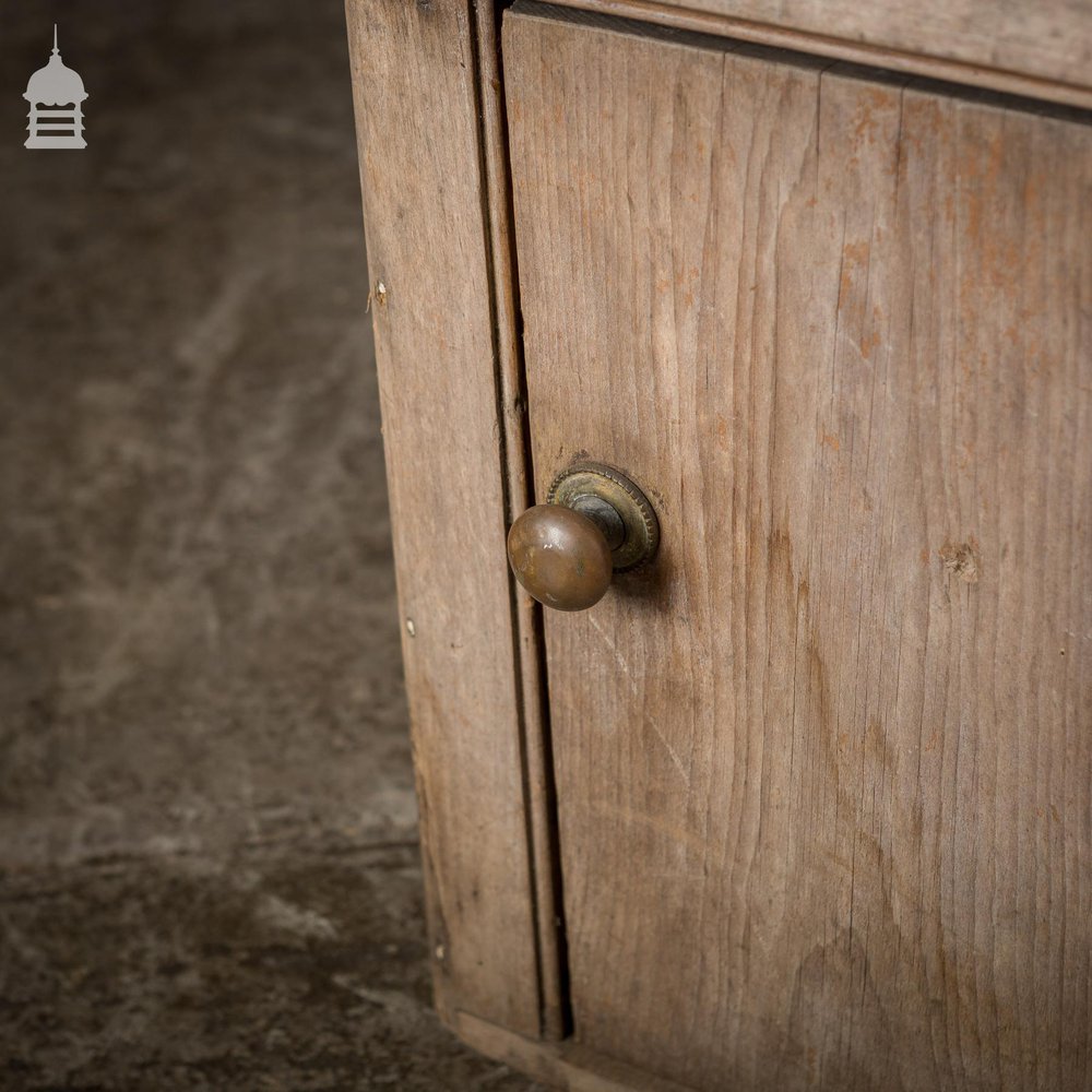 19th C Distressed Pine WC Thunderbox Toilet