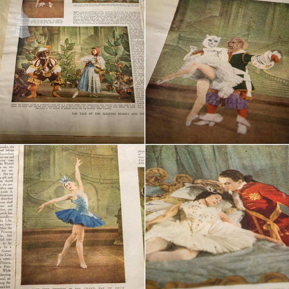 NR47321: Ipswich Museum Portrait Book Containing 1940’s Newspaper Clippings and Ballet Programmes From Theatre Royal Norwich