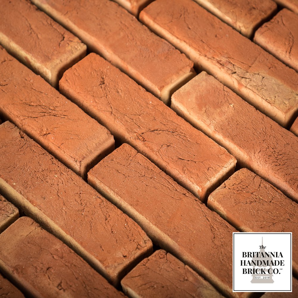 2 1/4" Handmade Red Brick, Period Style Facing Bricks