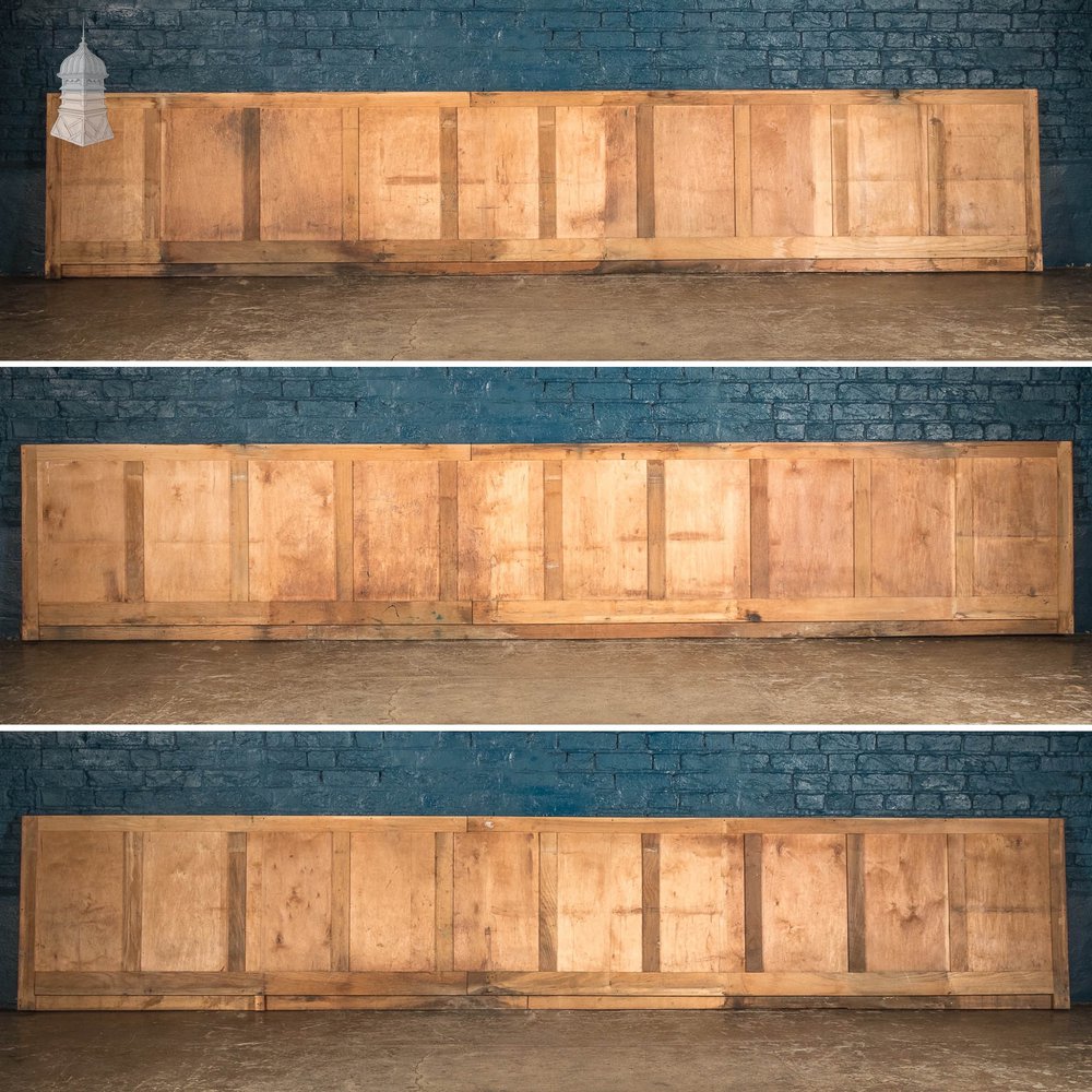 Victorian Oak Paneling, 3 pieces – A Run of 44 Feet