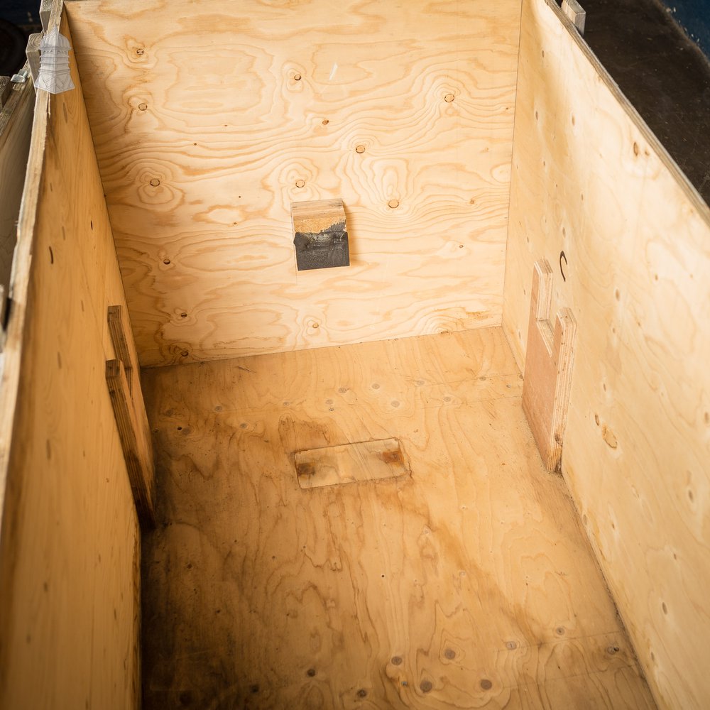 Large Wooden Aircraft Part Shipping Crate Box Reclaimed from a Norfolk RAF Base