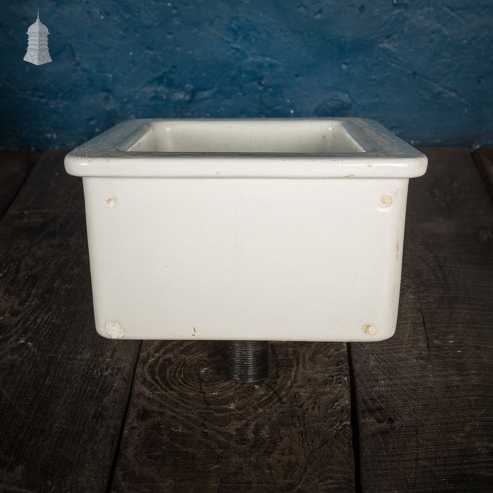 Small Vintage Southhook White School Science Lab Sink