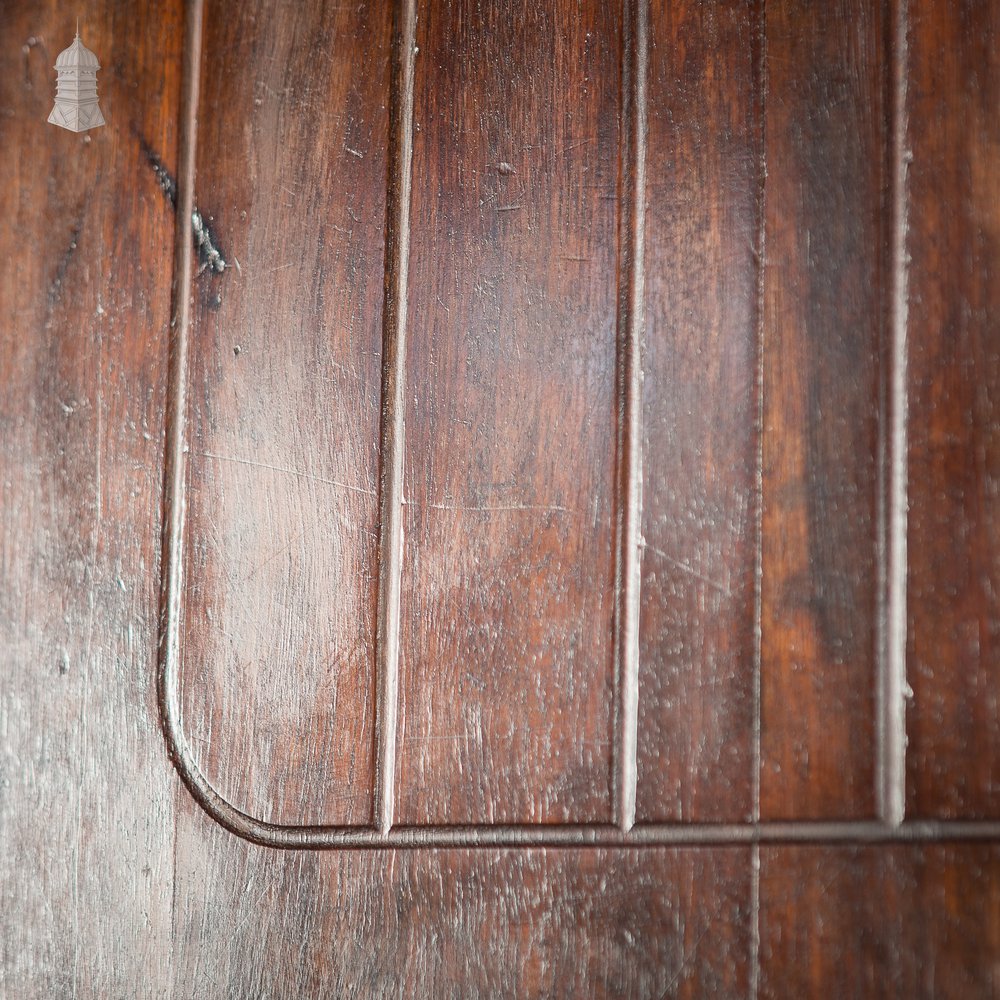 Reclaimed Iroko School Science Lab Worktop with Sink Hole and Drainer