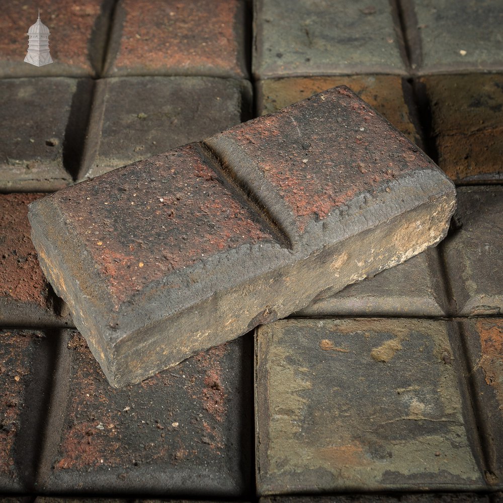 Batch of 254 Staffordshire Blue 2 Block Floor Bricks - 6 Square Metres