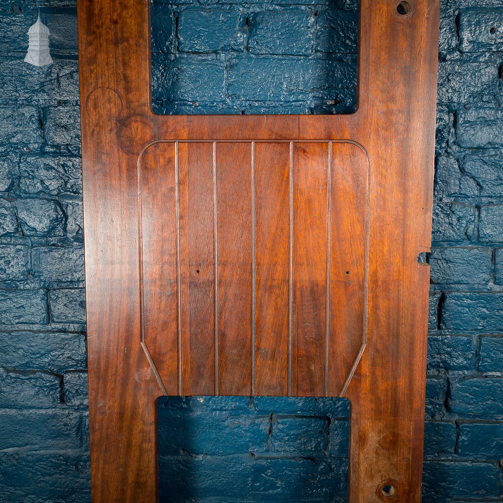 Reclaimed Iroko School Science Lab Worktop With Double Sink Holes and Drainers