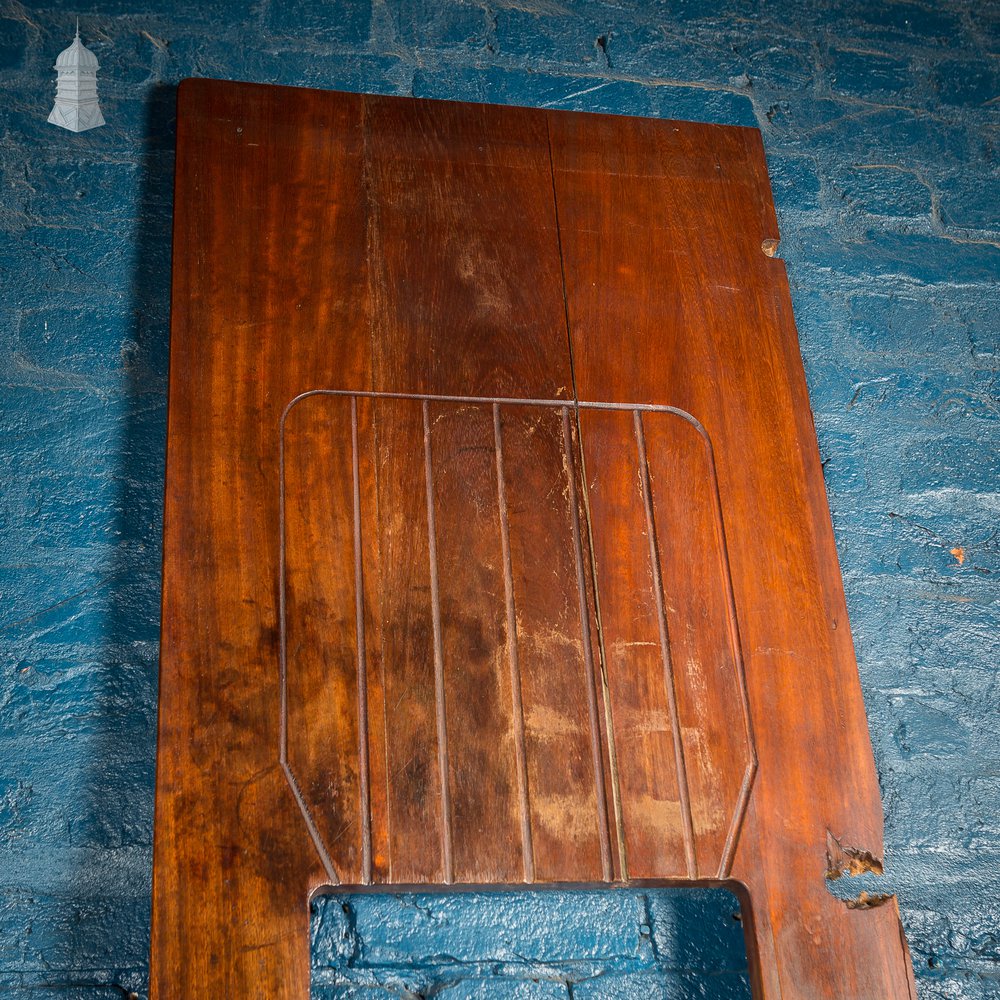 Reclaimed Iroko School Science Lab Worktop With Double Sink Holes and Drainers