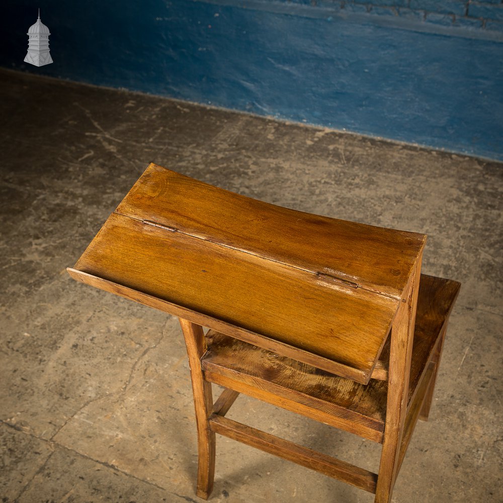 Set of 6 19th C Elm Synagogue Chairs [No. 8]