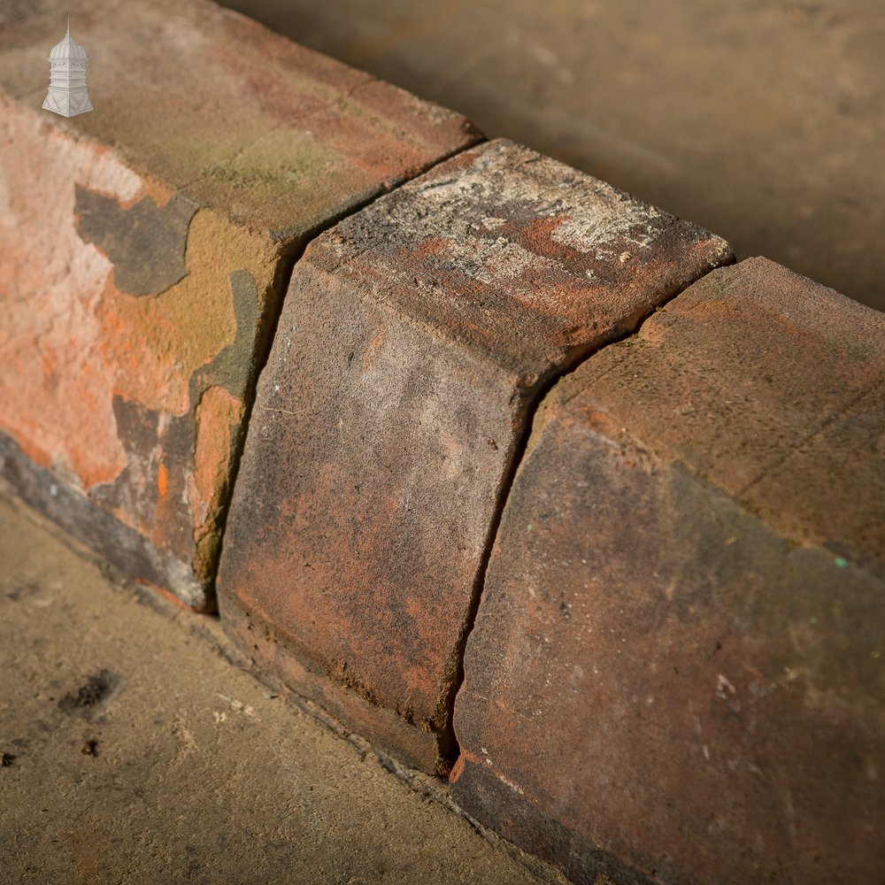 Batch of 19th C Red Brick Plinth Specials - A Run of 14 Metres