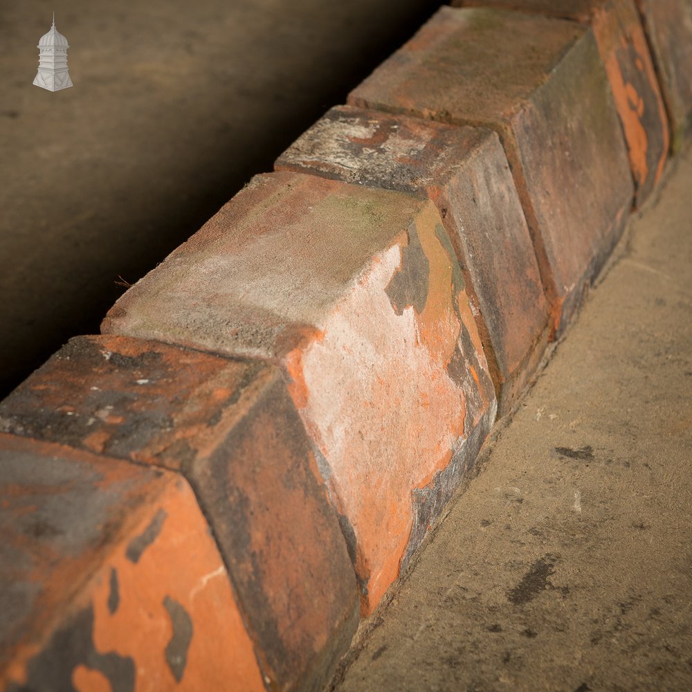 Batch of 19th C Red Brick Plinth Specials - A Run of 14 Metres