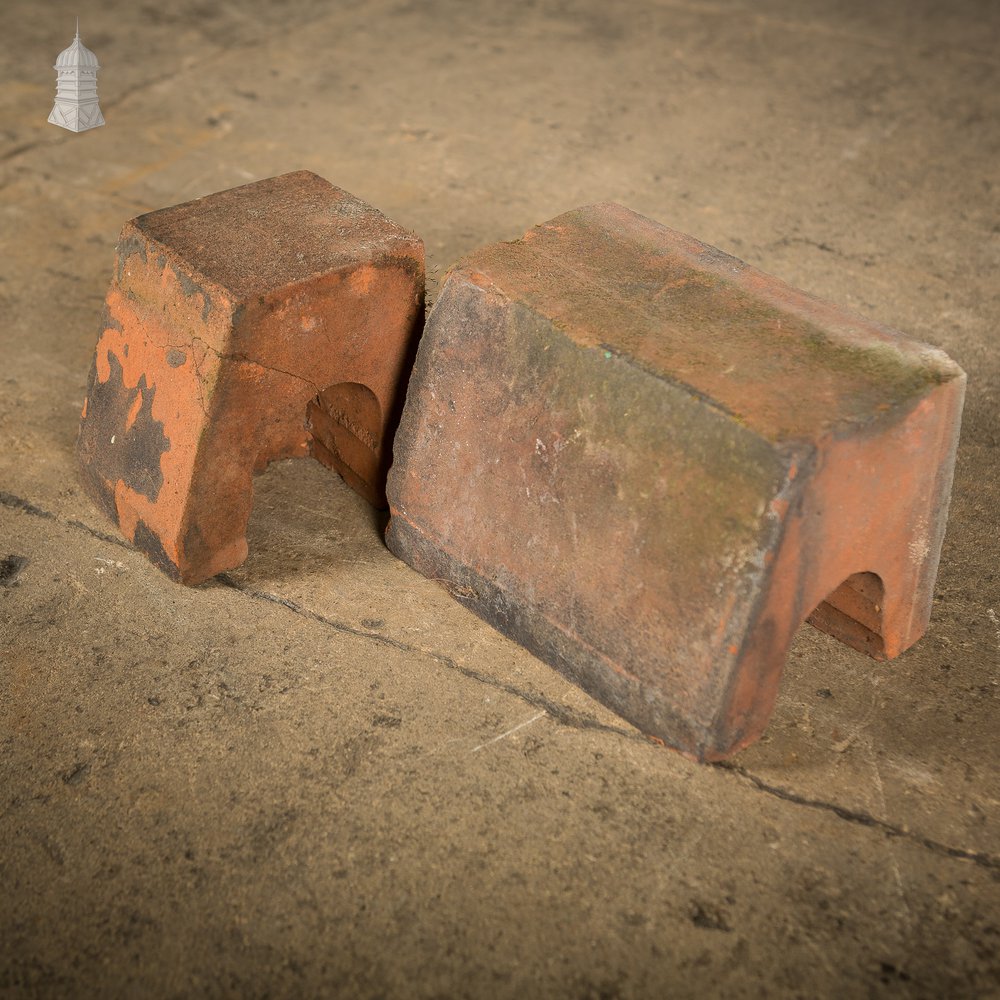 Batch of 19th C Red Brick Plinth Specials - A Run of 14 Metres