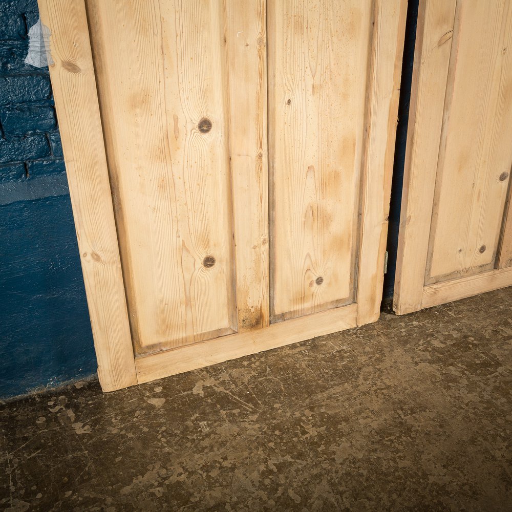 Pair of 19th C Pine Cupboard Doors