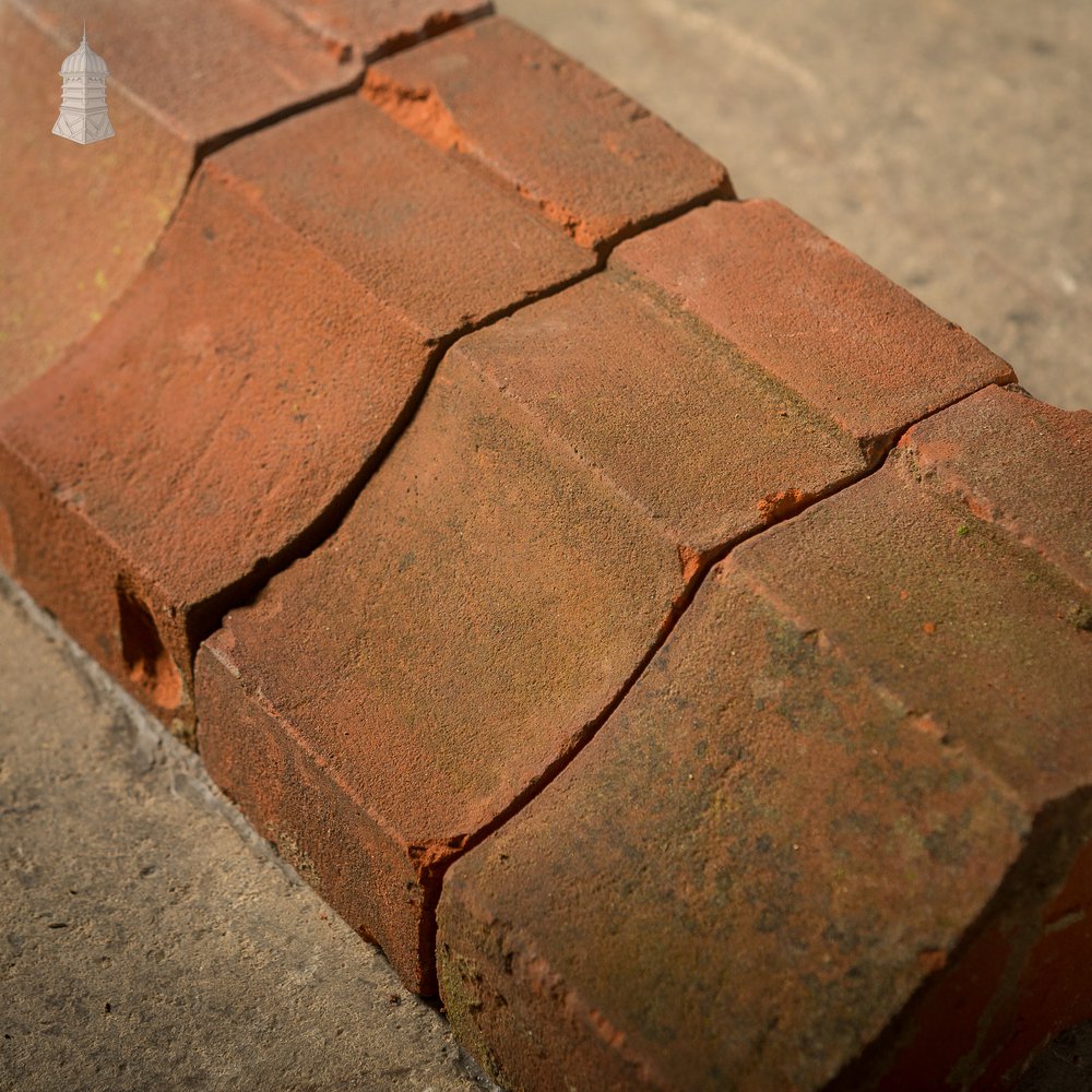 Batch of 227 Red Moulded Window Casing Bricks